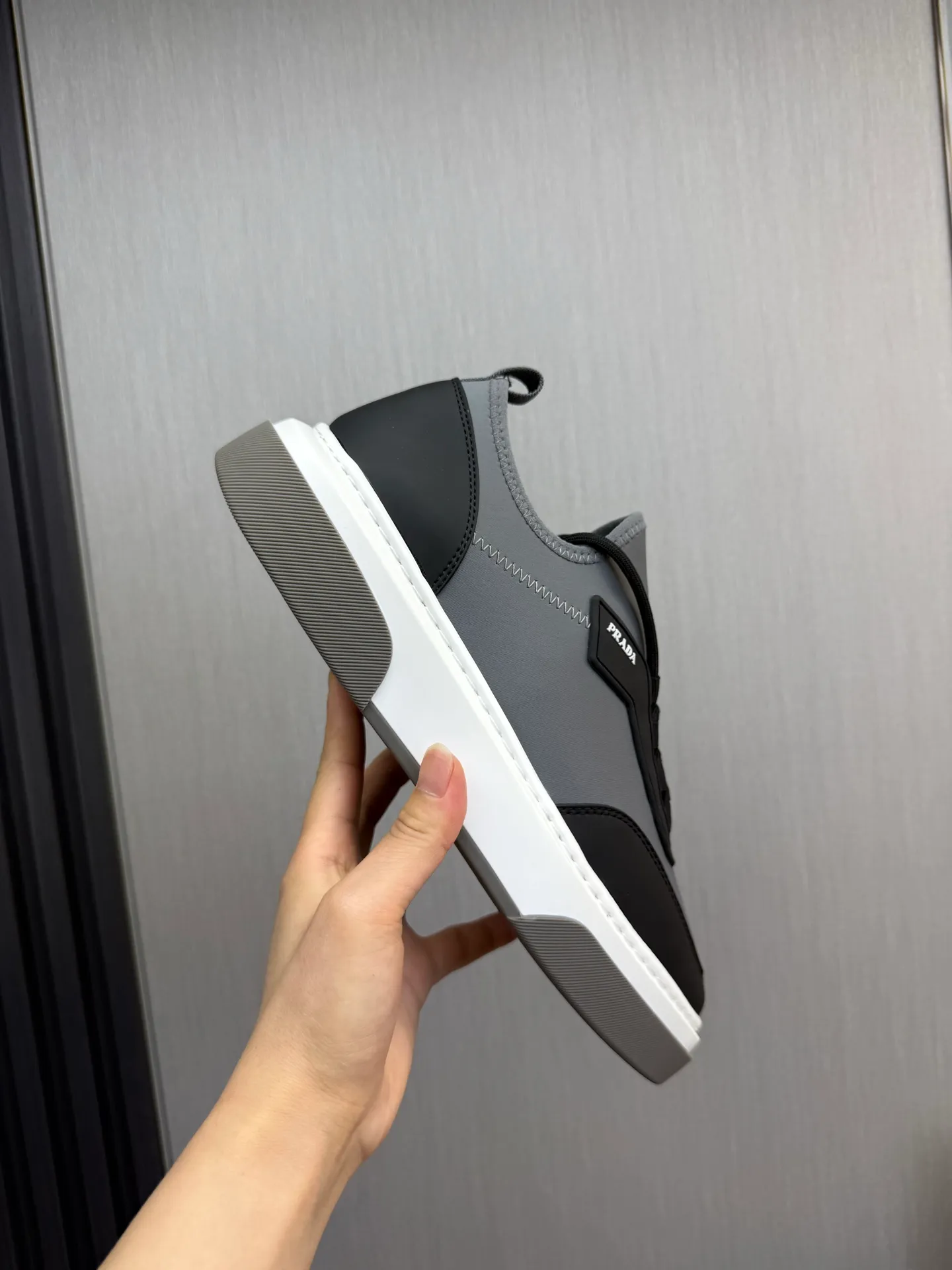 Men's shoes 💰580💰 [PRADA] Men's shoes are popular in the counter, official website is synchronized, 1 high-quality shipment ✔️Original cowhide splicing + cowhide lining, 1🆚1 replica, original sole, 38-45 (45 customized, non-refundable)